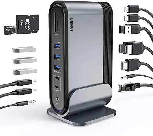 Thunderbolt-3-Dock Baseus Docking Station, Multifunktional