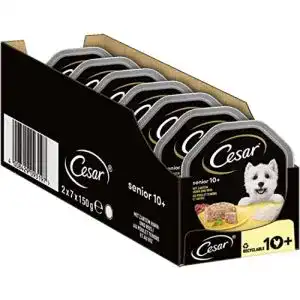 Hundefutter-Senior Cesar Nassfutter Senior 10+, 14 x 150g