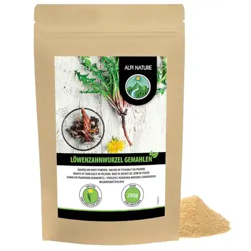 Löwenzahnwurzel Alpi Nature gemahlen (250g), getrocknet