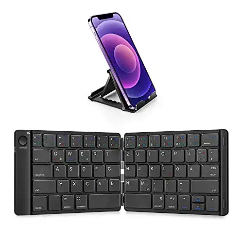 Android-Tastatur Samsers Faltbare Bluetooth Tastatur, tragbar