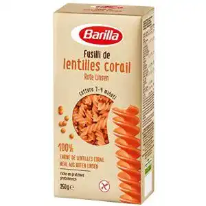 Spirelli Barilla Fusilli Rote Linsen, 10 x 250 g
