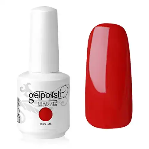 UV-Nagellack Elite99 UV LED Gel auflösbarer Nagellack, red 15ml