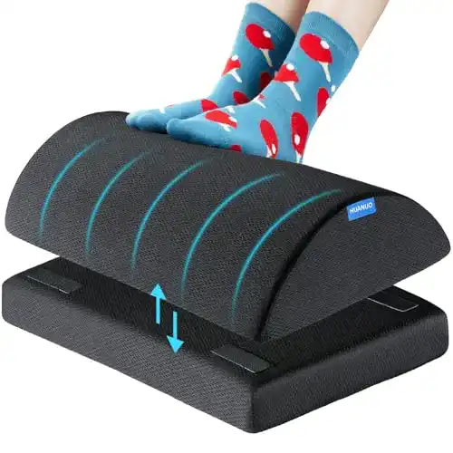 Ergonomische Fußstütze HUANUO, 2 optionale Ersatzbezüge