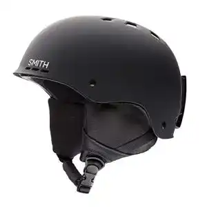 Snowboardhelm Smith Herren Helm Holt Skihelm, Schwarz matt,