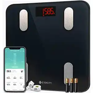 Etekcity-Waage ETEKCITY Körperfettwaage, mit APP, Bluetooth