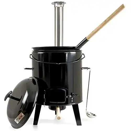 Gulaschkanone BBQ-Toro | Gulaschkessel | Eintopfofen, Topf 17 L
