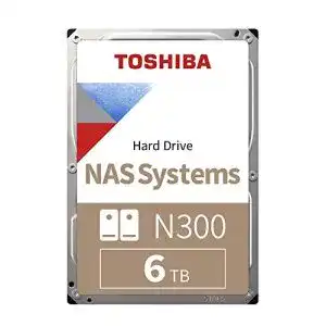 6TB-HDD Toshiba N300 NAS-Festplatte, 6 TB Interne 3,5-Zoll-SATA