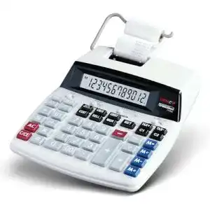 Tischrechner mit Papierrolle GENIE D69 Plus, Netzteil, 12-stellig