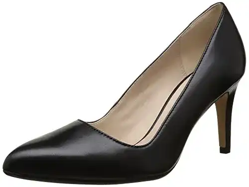 Pumps Clarks Damen Dalhart Sorbet, Schwarz (Black Leather), 42