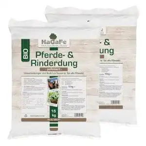 Naturdünger HaGaFe Pferdedung Rinderdung Dünger, 30kg