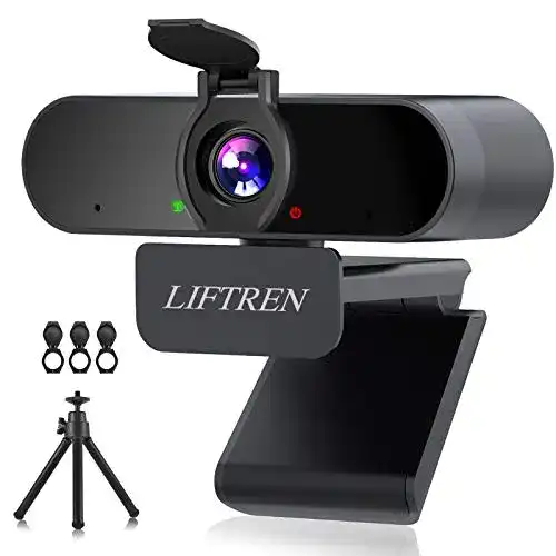 Webcam mit Mikrofon LIFTREN 1080P HD für PC, USB Streaming