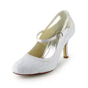 Hochzeitsschuhe JIA JIA Wedding 3113 Brautschuhe Pumps weiß
