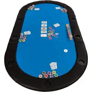 Pokertisch Maxstore Faltbare Pokerauflage „Straight Flush“ mit Tasche