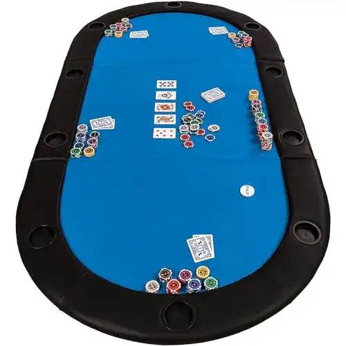 Pokertisch Maxstore Faltbare Pokerauflage „Straight Flush“ mit Tasche