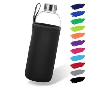 Glas-Trinkflasche 1l NOMA NOMA ® mit Neoprenhülle