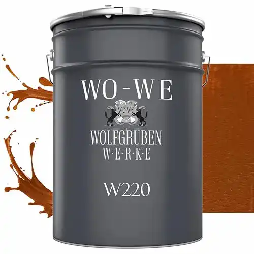 Dickschichtlasur WO-WE 2in1 Holzlasur Holzschutzlasur Teak, 2,5L