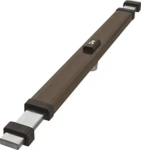 Panzerriegel ABUS PR2800 L1 mit Zylinder, braun