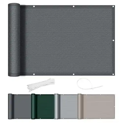 Balkon-Sichtschutz AXT SHADE Blickdicht, 90x300cm HDPE