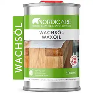 Teakholz-Pflege Nordicare Hartwachsöl 1L farblos zur Holz-Pflege