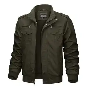 Jagdjacke Herren KEFITEVD Übergangsjacke Herren Militär Jacke Kurz