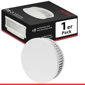 Rauchmelder ohne LED Pyrexx PX-1 • 1 Stück • Rauchmelder Weiß