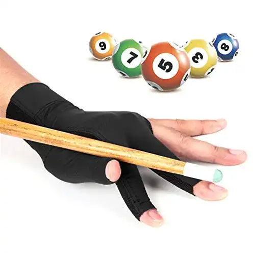 Billard-Handschuh IPENNY Billardhandschuh 3-Finger-Handschuhe