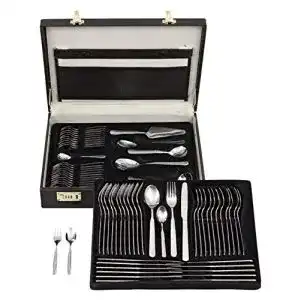 Besteckset 12 Personen GRÄWE Besteckkoffer, 68-teilig Edelstahl