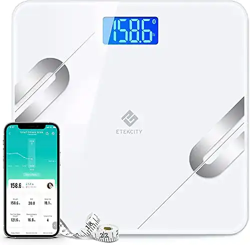 Etekcity-Waage ETEKCITY Bluetooth Körperfettwaage Smart Digital