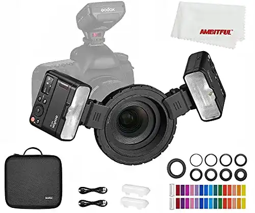 TTL-Blitz GODOX MF12 MF12-K2 12W Makro-Blitz,2,4G Wireless