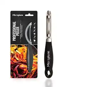 Pendelschäler Microplane Profi-Schäler mit Doppelklinge Edelstahl