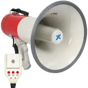 Megafon Vexus MEG050 lautstark, 50W mit Aufnahme-Funktion