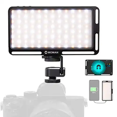 Videoleuchte MOMAN Kamera 180 LED, 3000K-6500K, dimmbar