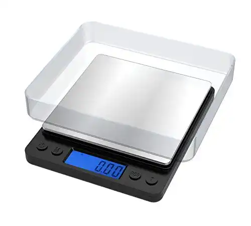 Feinwaage Ascher 500g/0,01g Taschenwaage LCD-Anzeige