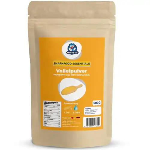 Die beste Volleipulver Sharkfood Nutrition Sharkfood - Ei-Pulver, 500 g 2026 Test Bestseller Volleipulver Sharkfood Nutrition Sharkfood – Ei-Pulver, 500 g