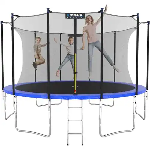 Trampolin 430 cm Kinetic Sports Gartentrampolin TPLH14