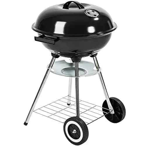 Kugelgrill TecTake 3in1 BBQ Holzkohlegrill Barbecue Smoker