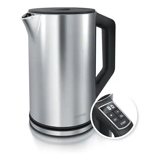 Edelstahl-Wasserkocher Arendo, Edelstahl Wasserkocher, 1,5 Liter