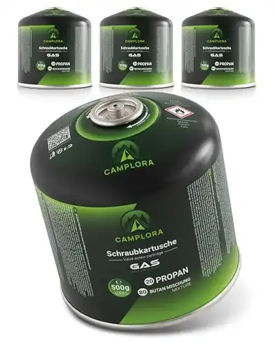 Gaskartusche Tolegano 4x 500g Butan Schraubkartusche