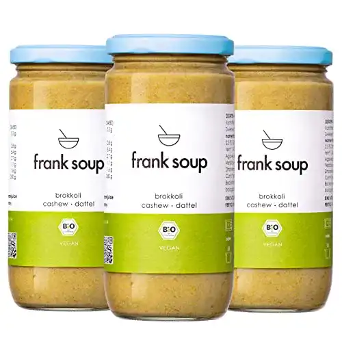 Vegane Suppe Frank Juice Bio Suppen, Brokkoli Suppe, 6x350ml