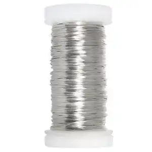 Silberdraht Rayher Hobby 24078000, Spule, 50 m, 0,5 mm ø