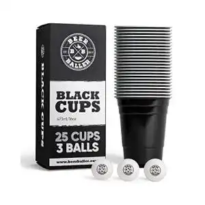 Bierpong-Becher Beer Baller BeerBaller® Black Cups Set