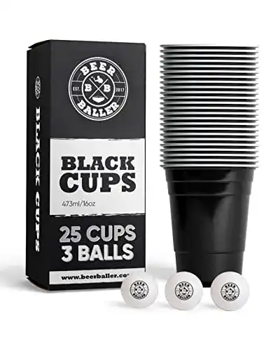 Die beste Bierpong-Becher Beer Baller BeerBaller® Black Cups Set 2026 Test Bestseller Bierpong-Becher Beer Baller BeerBaller® Black Cups Set