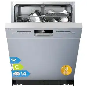 Midea-Geschirrspüler Midea SU 5.35X14CS Unterbau, 14