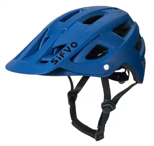 Mountainbike-Helm Herren SIFVO mit Visier, einstellbar M/L