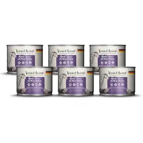 Venandi-Katzenfutter Venandi Animal, Pferd, 6 x 200 g, getreidefrei