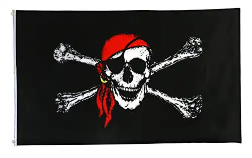 Piratenflagge Star Cluster 90 x 150 cm Pirate Flagge Fahne