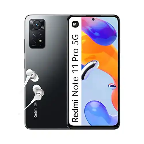 Smartphone 128GB Xiaomi Redmi Note 11 Pro 5G + Kopfhörer