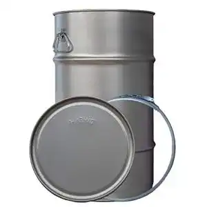 Metallfass HEV Deckelfass/zylindrisch 60 Liter Fass roh