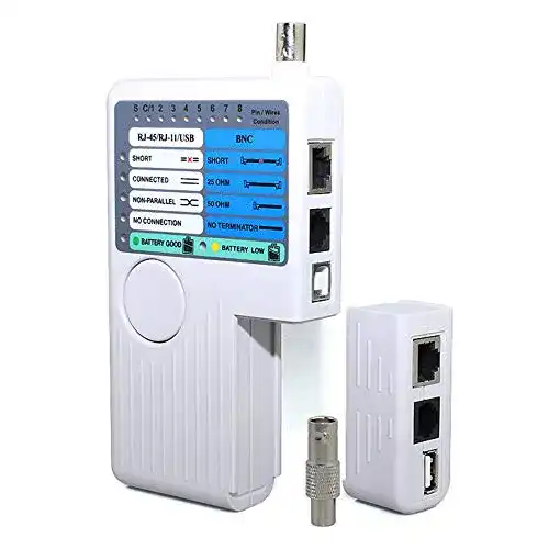 Netzwerktester DAXGD Remote RJ11 RJ45 USB BNC LAN