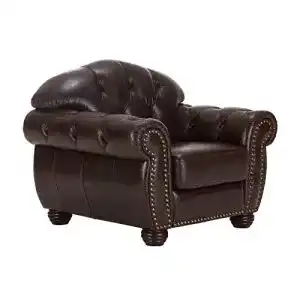 Antik-Sessel Woodkings ® Chesterfield Sessel Hereford Echtleder